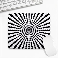 Starburst Sunburst Hypnotic Large Mousepads by Pakrebo