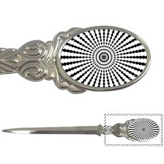 Starburst Sunburst Hypnotic Letter Opener by Pakrebo