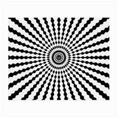 Starburst Sunburst Hypnotic Small Glasses Cloth by Pakrebo