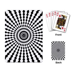 Starburst Sunburst Hypnotic Playing Cards Single Design by Pakrebo