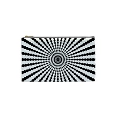 Starburst Sunburst Hypnotic Cosmetic Bag (small) by Pakrebo