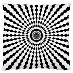 Starburst Sunburst Hypnotic Large Cushion Case (one Side) by Pakrebo