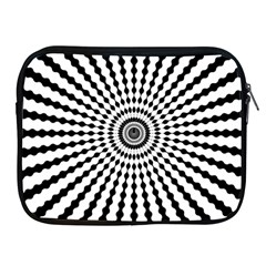 Starburst Sunburst Hypnotic Apple Ipad 2/3/4 Zipper Cases by Pakrebo