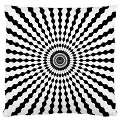 Starburst Sunburst Hypnotic Standard Flano Cushion Case (two Sides) by Pakrebo