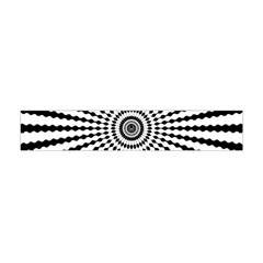 Starburst Sunburst Hypnotic Flano Scarf (mini) by Pakrebo