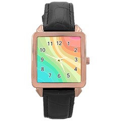 Arrangement Aesthetics Aesthetic Rose Gold Leather Watch  by Pakrebo