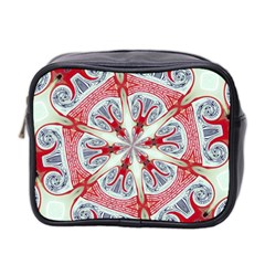 Kaleidoscope Background Bottles Mini Toiletries Bag (two Sides) by Pakrebo