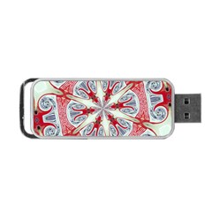 Kaleidoscope Background Bottles Portable Usb Flash (one Side) by Pakrebo