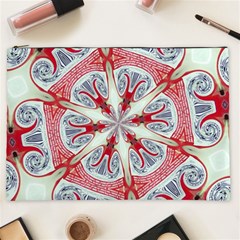 Kaleidoscope Background Bottles Cosmetic Bag (xxl) by Pakrebo