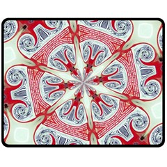 Kaleidoscope Background Bottles Double Sided Fleece Blanket (medium)  by Pakrebo