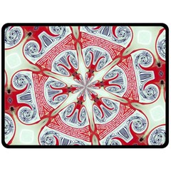 Kaleidoscope Background Bottles Double Sided Fleece Blanket (large)  by Pakrebo