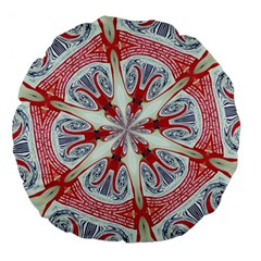 Kaleidoscope Background Bottles Large 18  Premium Flano Round Cushions