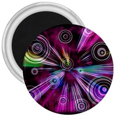 Fractal Circles Abstract 3  Magnets