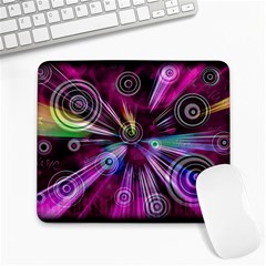 Fractal Circles Abstract Large Mousepads by Pakrebo