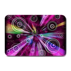 Fractal Circles Abstract Plate Mats by Pakrebo