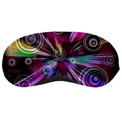 Fractal Circles Abstract Sleeping Masks by Pakrebo