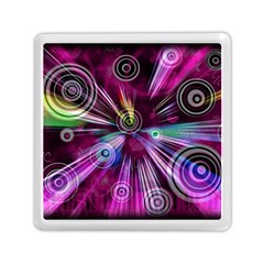 Fractal Circles Abstract Memory Card Reader (square) by Pakrebo