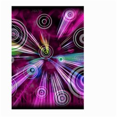 Fractal Circles Abstract Large Garden Flag (two Sides) by Pakrebo