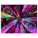 Fractal Circles Abstract Double Sided Flano Blanket (Medium)  60 x50  Blanket Front