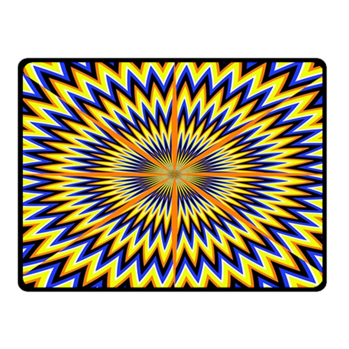 Illusion Head Idea Irritation Fleece Blanket (Small)