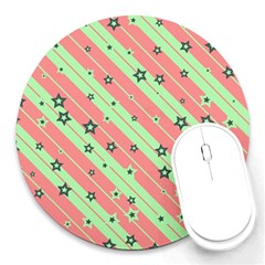 Arrangement Aesthetics Aesthetic Round Mousepads by Pakrebo