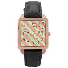 Arrangement Aesthetics Aesthetic Rose Gold Leather Watch  by Pakrebo