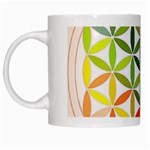 Mandala Rainbow Colorful Reiki White Mugs Left