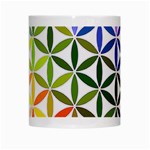 Mandala Rainbow Colorful Reiki White Mugs Center