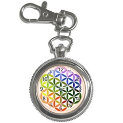 Mandala Rainbow Colorful Reiki Key Chain Watches by Pakrebo