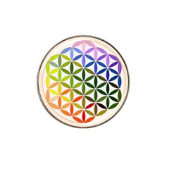 Mandala Rainbow Colorful Reiki Hat Clip Ball Marker by Pakrebo