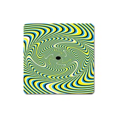 Illusion Idea Head Irritation Square Magnet by Pakrebo