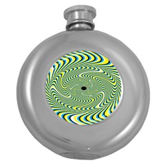 Illusion Idea Head Irritation Round Hip Flask (5 Oz) by Pakrebo