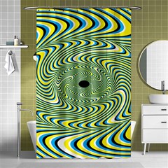 Illusion Idea Head Irritation Shower Curtain 48  X 72  (small)  by Pakrebo