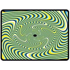 Illusion Idea Head Irritation Double Sided Fleece Blanket (large)  by Pakrebo