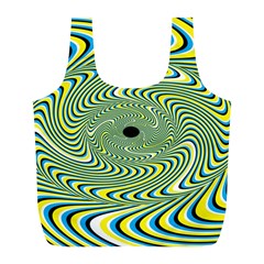 Illusion Idea Head Irritation Full Print Recycle Bag (l) by Pakrebo