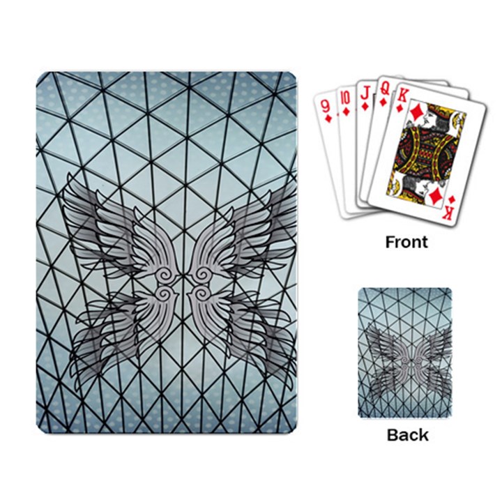 Graphic Pattern Wing Art Playing Cards Single Design