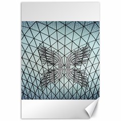 Graphic Pattern Wing Art Canvas 24  X 36  by Pakrebo