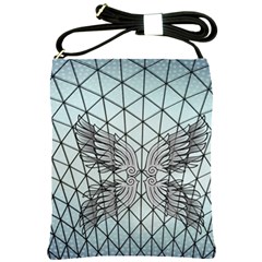 Graphic Pattern Wing Art Shoulder Sling Bag by Pakrebo