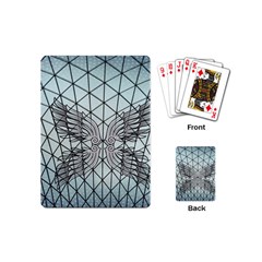 Graphic Pattern Wing Art Playing Cards (mini)