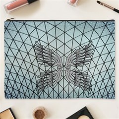 Graphic Pattern Wing Art Cosmetic Bag (xxxl) by Pakrebo