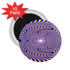 Illusion Head Idea Irritation 2 25  Magnets (10 Pack)  by Pakrebo