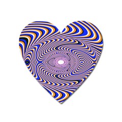 Illusion Head Idea Irritation Heart Magnet by Pakrebo