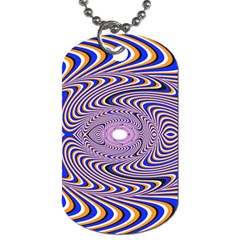 Illusion Head Idea Irritation Dog Tag (two Sides) by Pakrebo