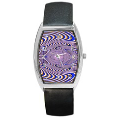 Illusion Head Idea Irritation Barrel Style Metal Watch by Pakrebo