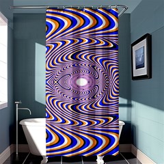 Illusion Head Idea Irritation Shower Curtain 36  X 72  (stall)  by Pakrebo