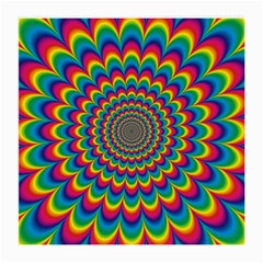 Psychedelic Colours Vibrant Rainbow Medium Glasses Cloth (2-side) by Pakrebo