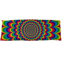 Psychedelic Colours Vibrant Rainbow Body Pillow Case Dakimakura (two Sides) by Pakrebo