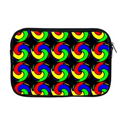 Swirls Pattern Seamless Wallpaper Apple Macbook Pro 17  Zipper Case by Pakrebo