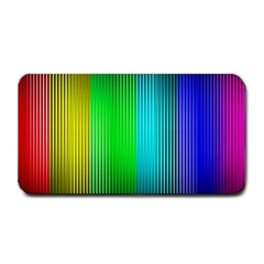 Lines Rainbow Colors Spectrum Color Medium Bar Mats by Pakrebo