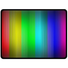 Lines Rainbow Colors Spectrum Color Fleece Blanket (large)  by Pakrebo